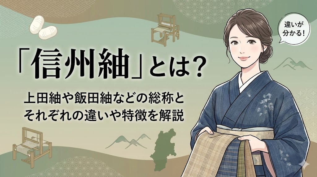 「信州紬」とは?上田紬や飯田紬などの総称とそれぞれの違いや特徴を解説 | 着物買取さくら